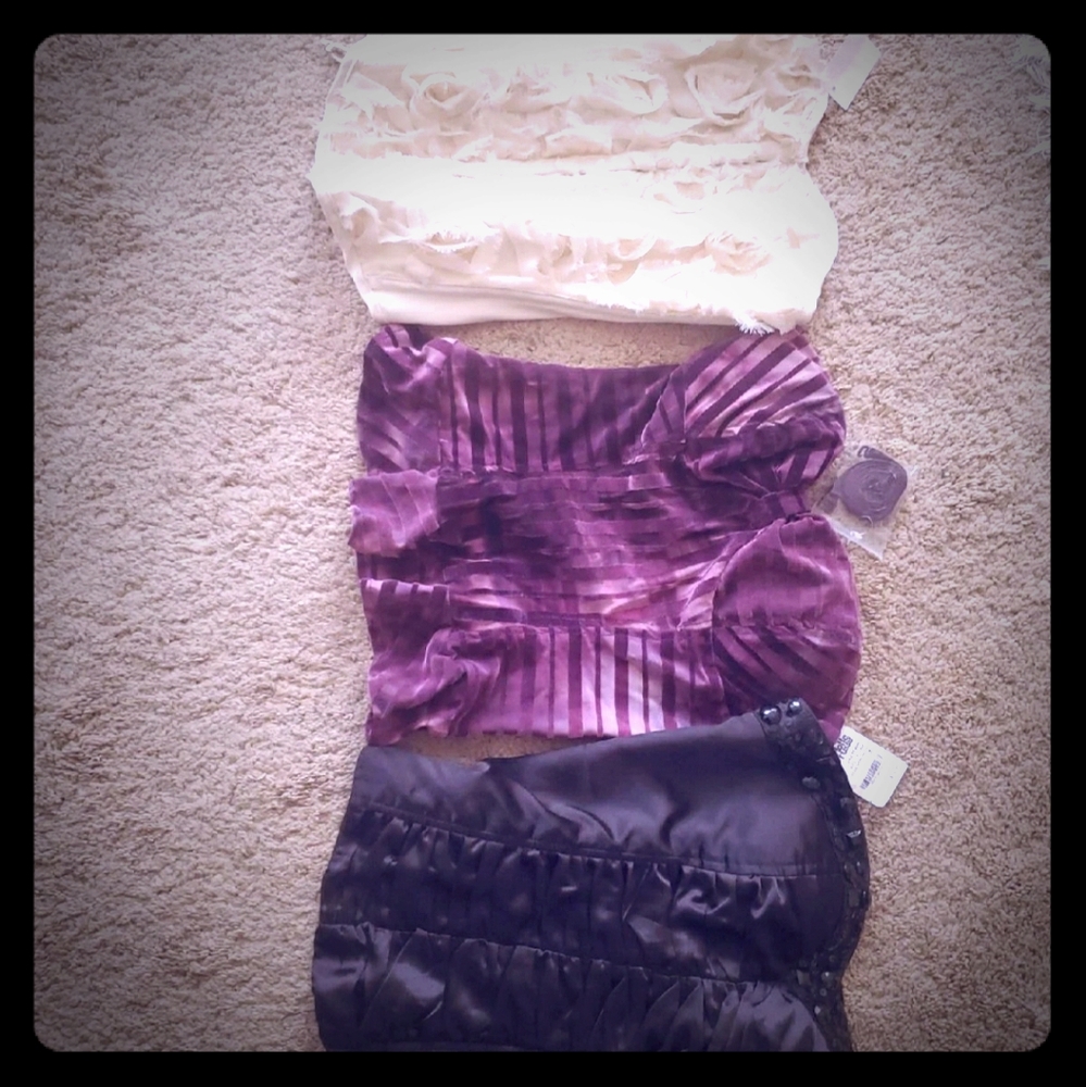 Ladies corset tops from Charlotte Russe various st